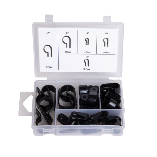 Assorted Cable Nylon Clamps