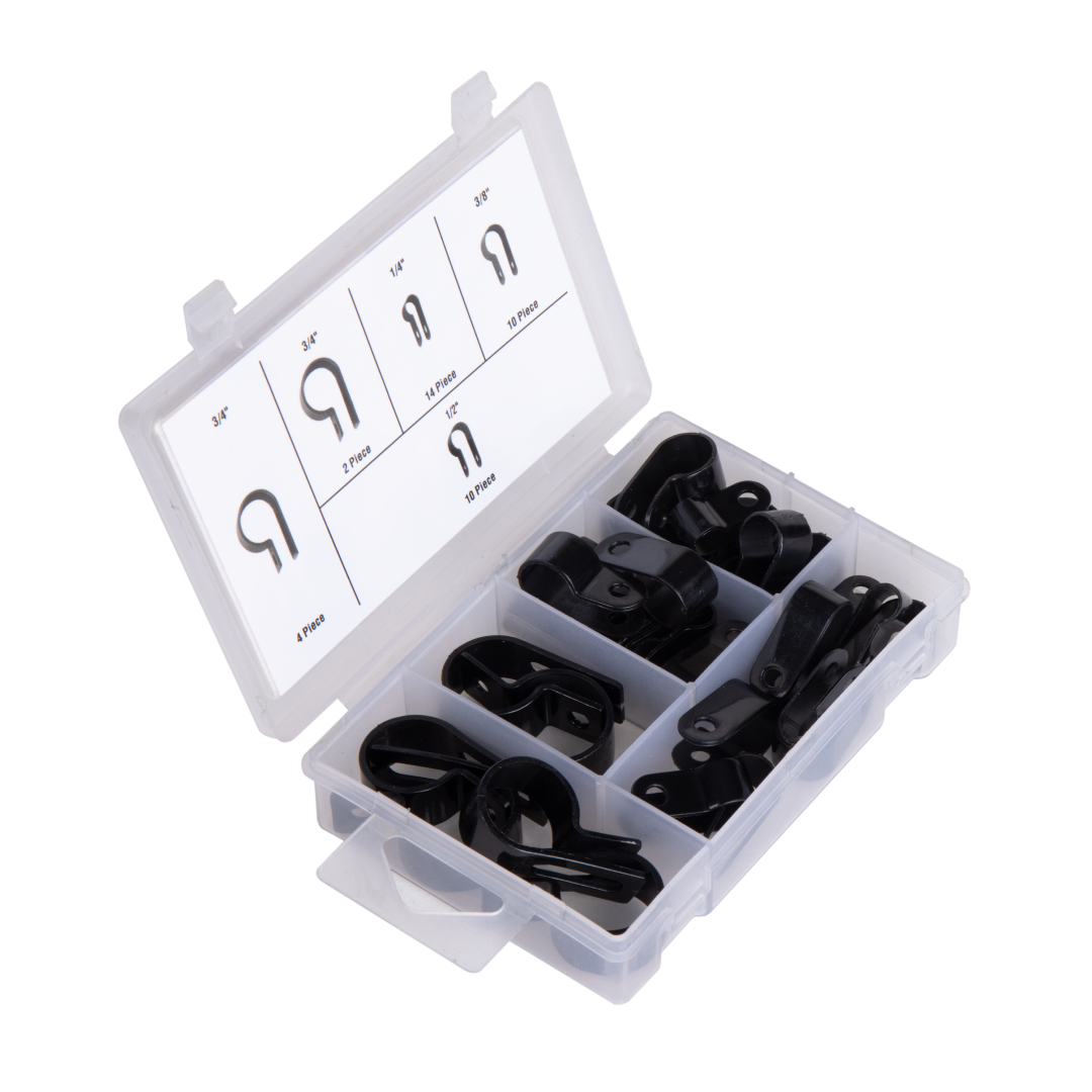 Assorted Cable Nylon Clamps