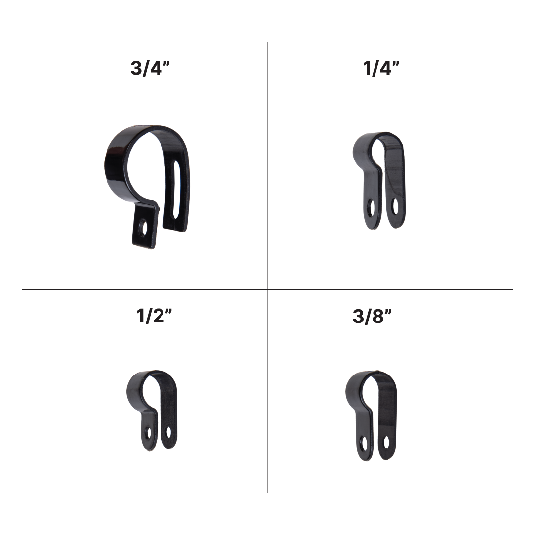 Assorted Cable Nylon Clamps