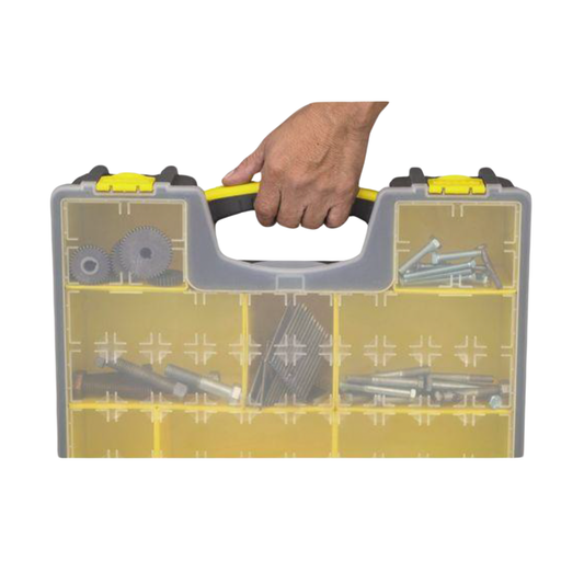 8-Bin Large Portable Parts Storage Case